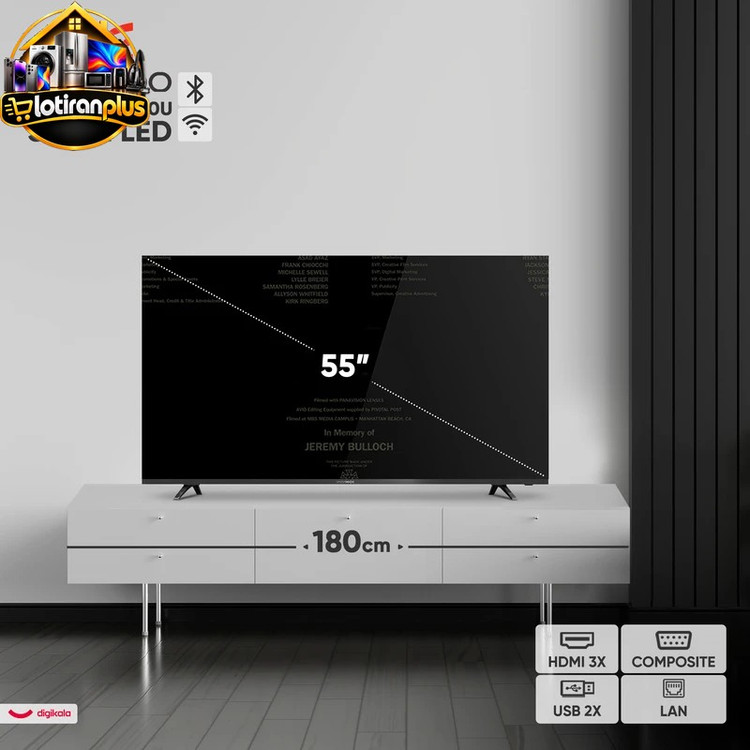 تلویزیون 55 اینچ ال ای دی هوشمند دوو مدل DSL-55MS3100U